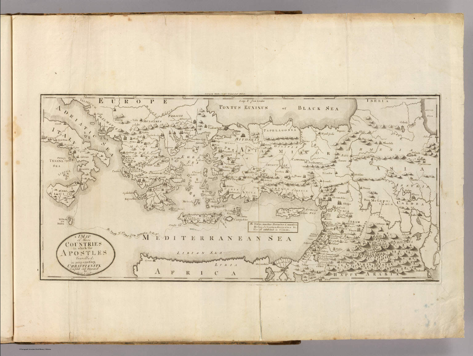 Ancient Turkey Map, Anatolia Map, Historical Biblical Anatolia Map